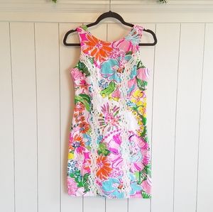 Lilly Pulitzer Sheath Dress with Lace Accents
